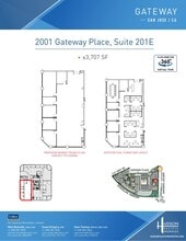 2033 Gateway Pl, San Jose, CA à louer Plan d’étage– Image 1 sur 1