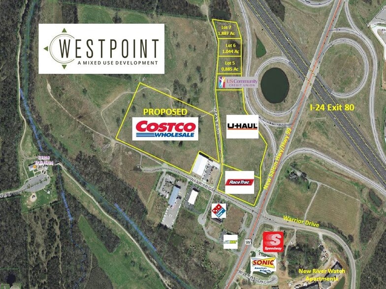 5 New Salem Hwy, Murfreesboro, TN à louer - Aérien – Image 3 sur 4