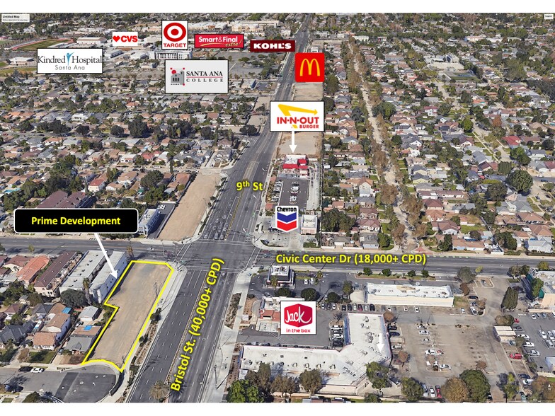 716 N Bristol Street, Santa Ana, CA à vendre - Photo de l’immeuble – Image 2 sur 3