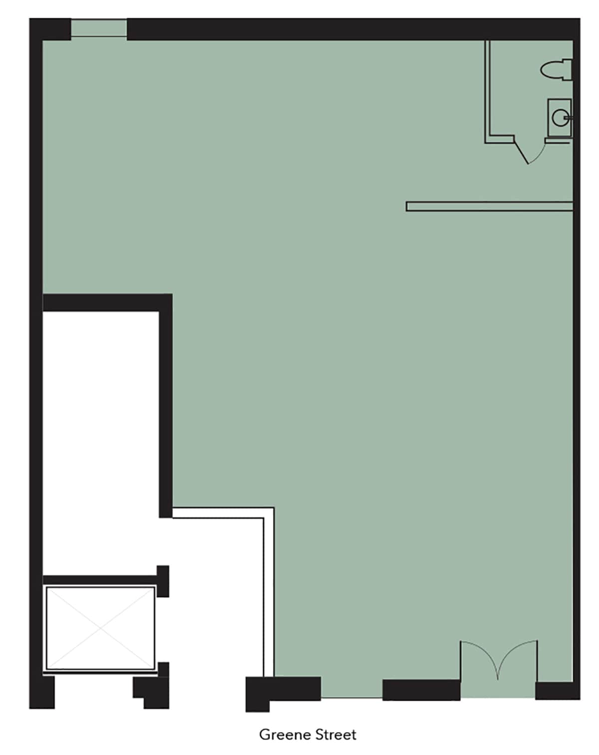 56 Greene St, New York, NY à louer Plan d’étage– Image 1 sur 5