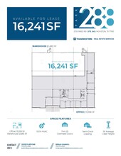 2720 Reed Rd, Houston, TX à louer Plan d’étage– Image 2 sur 2