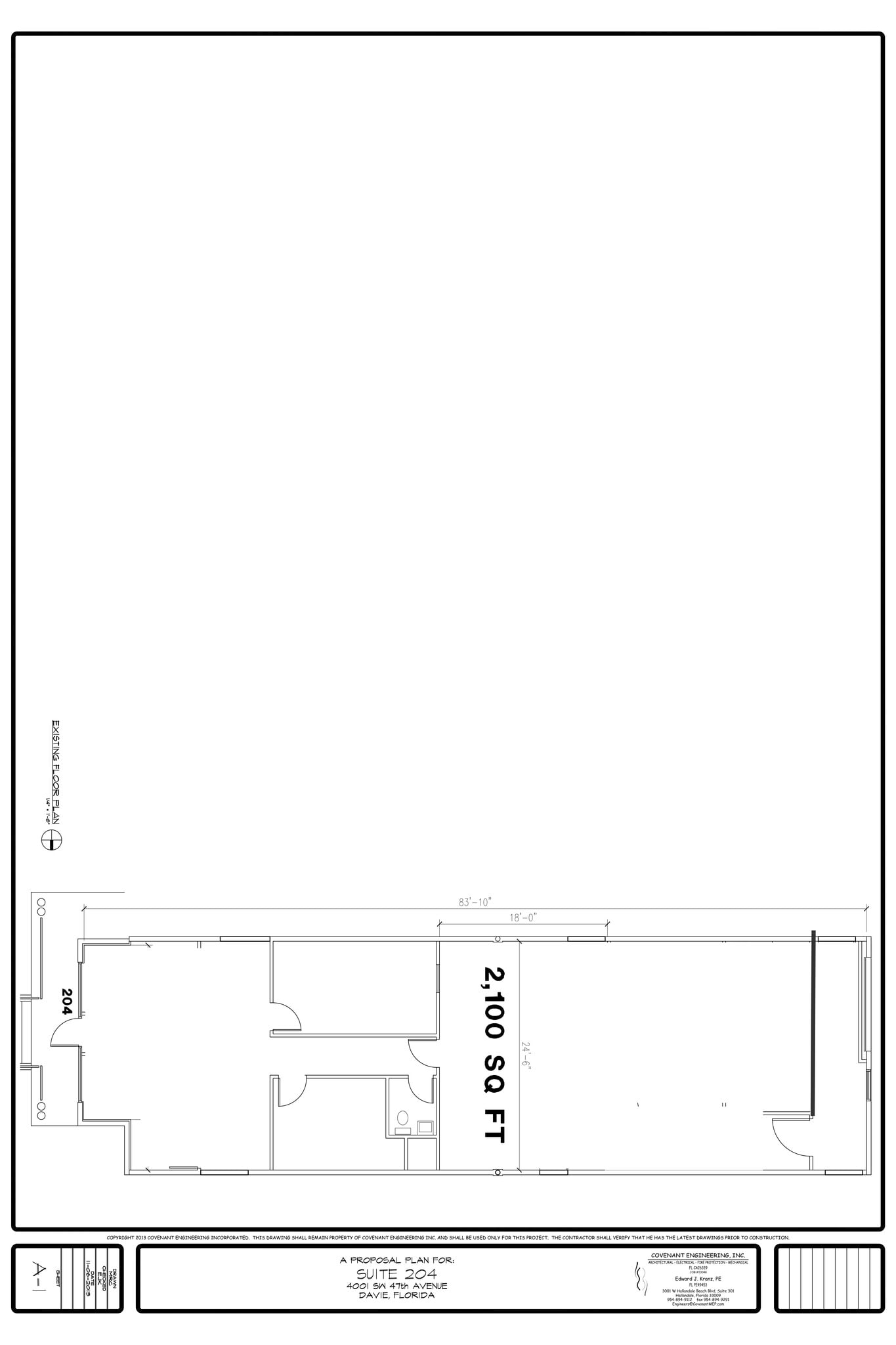 4101 SW 47th Ave, Davie, FL à louer Plan de site– Image 1 sur 1