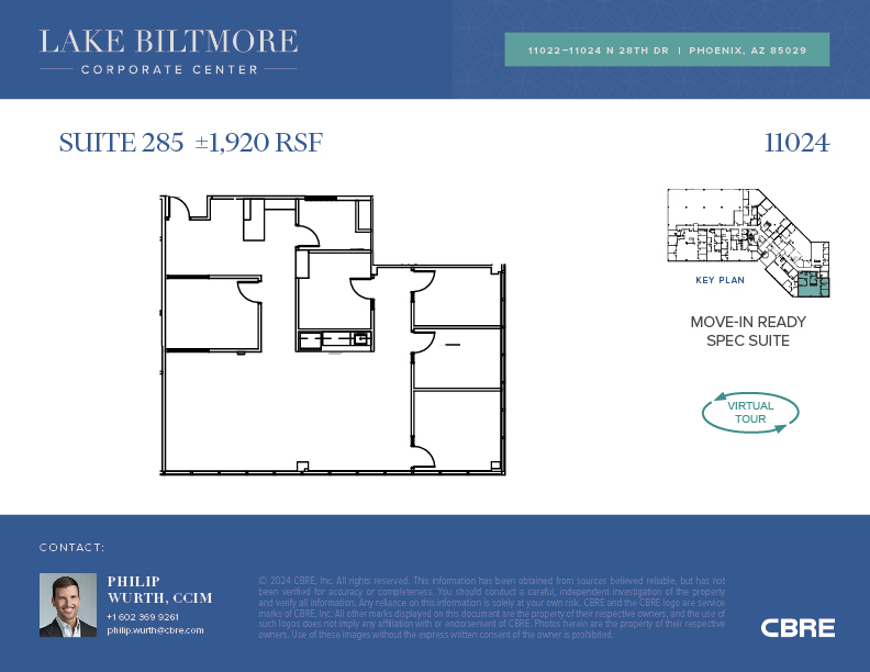 11022-11024 N 28th Dr, Phoenix, AZ à louer Plan d’étage– Image 1 sur 1