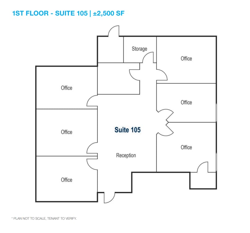 1950 E 17th St, Santa Ana, CA à louer Plan d’étage– Image 1 sur 1