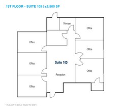 1950 E 17th St, Santa Ana, CA à louer Plan d’étage– Image 1 sur 1