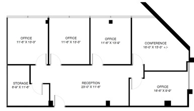 2655 Villa Creek Dr, Dallas, TX à louer Plan d’étage– Image 1 sur 2