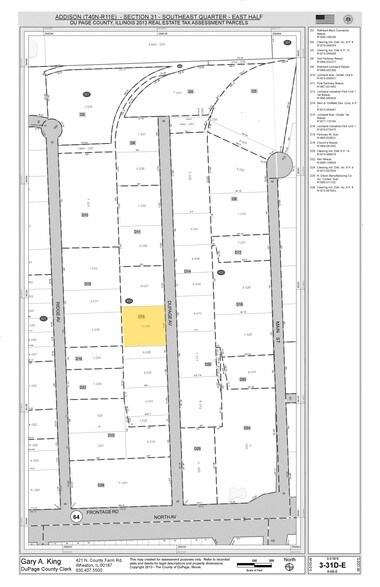 950-960 N Dupage Ave, Lombard, IL à louer - Plan cadastral – Image 2 sur 2