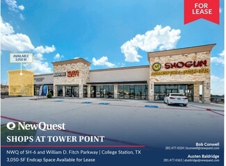 Plus de détails pour NWQ of SH-6 and William D. Fitch Parkway, College Station, TX - Local commercial à louer