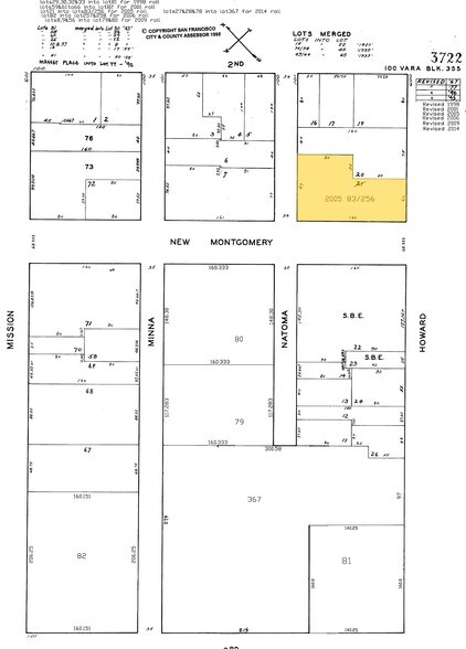 199 New Montgomery St, San Francisco, CA à louer - Plan cadastral – Image 2 sur 6