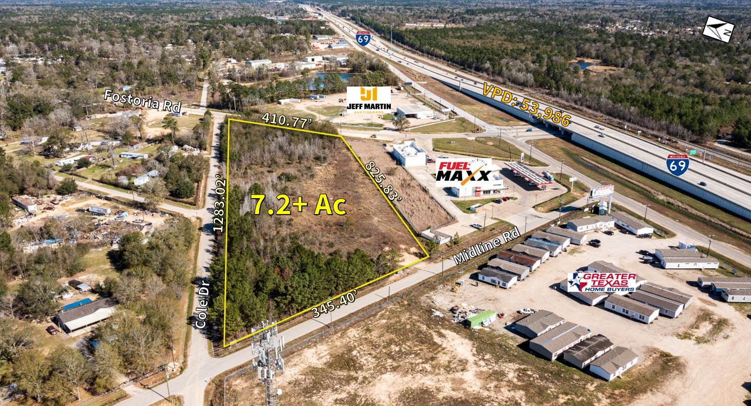 7.21+Ac Fostoria Rd & Midline rd, Splendora, TX à vendre Photo principale– Image 1 sur 9