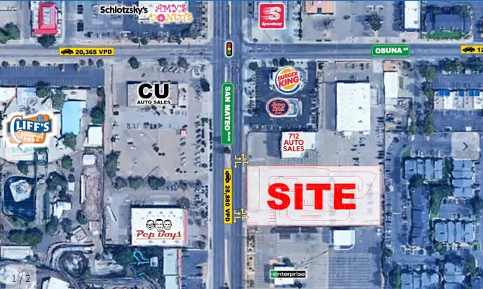 6000 San Mateo Blvd NE, Albuquerque, NM à louer - Aérien – Image 2 sur 3