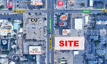 6000 San Mateo Blvd NE, Albuquerque, NM - VUE AÉRIENNE vue de carte