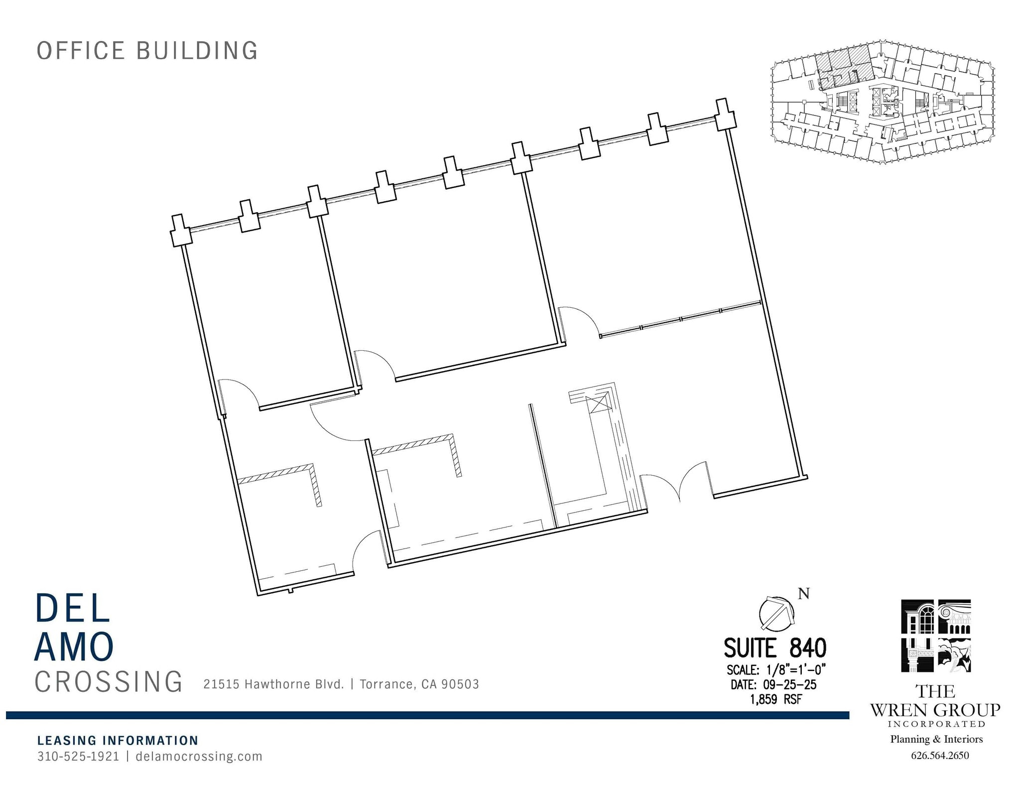 21515 Hawthorne Blvd, Torrance, CA à louer Plan d’étage– Image 1 sur 3
