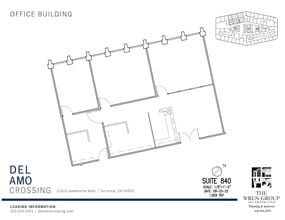 21515 Hawthorne Blvd, Torrance, CA à louer Plan d’étage– Image 1 sur 3