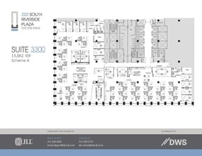 222 S Riverside Plz, Chicago, IL à louer Plan d’étage– Image 1 sur 2