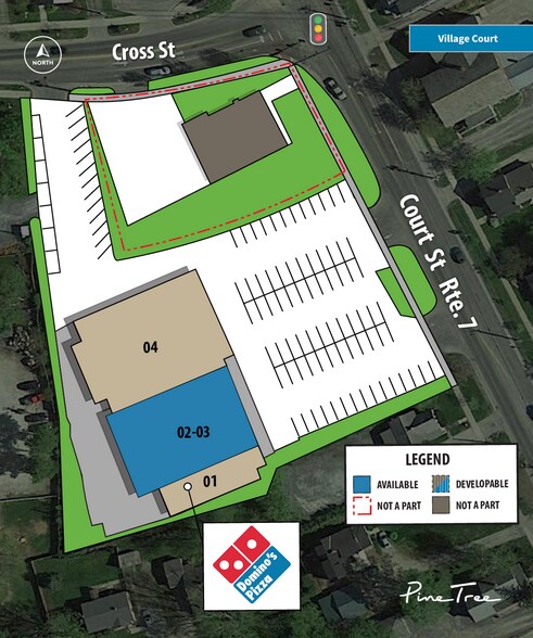 58 Court St, Middlebury, VT à louer - Plan de site – Image 2 sur 3