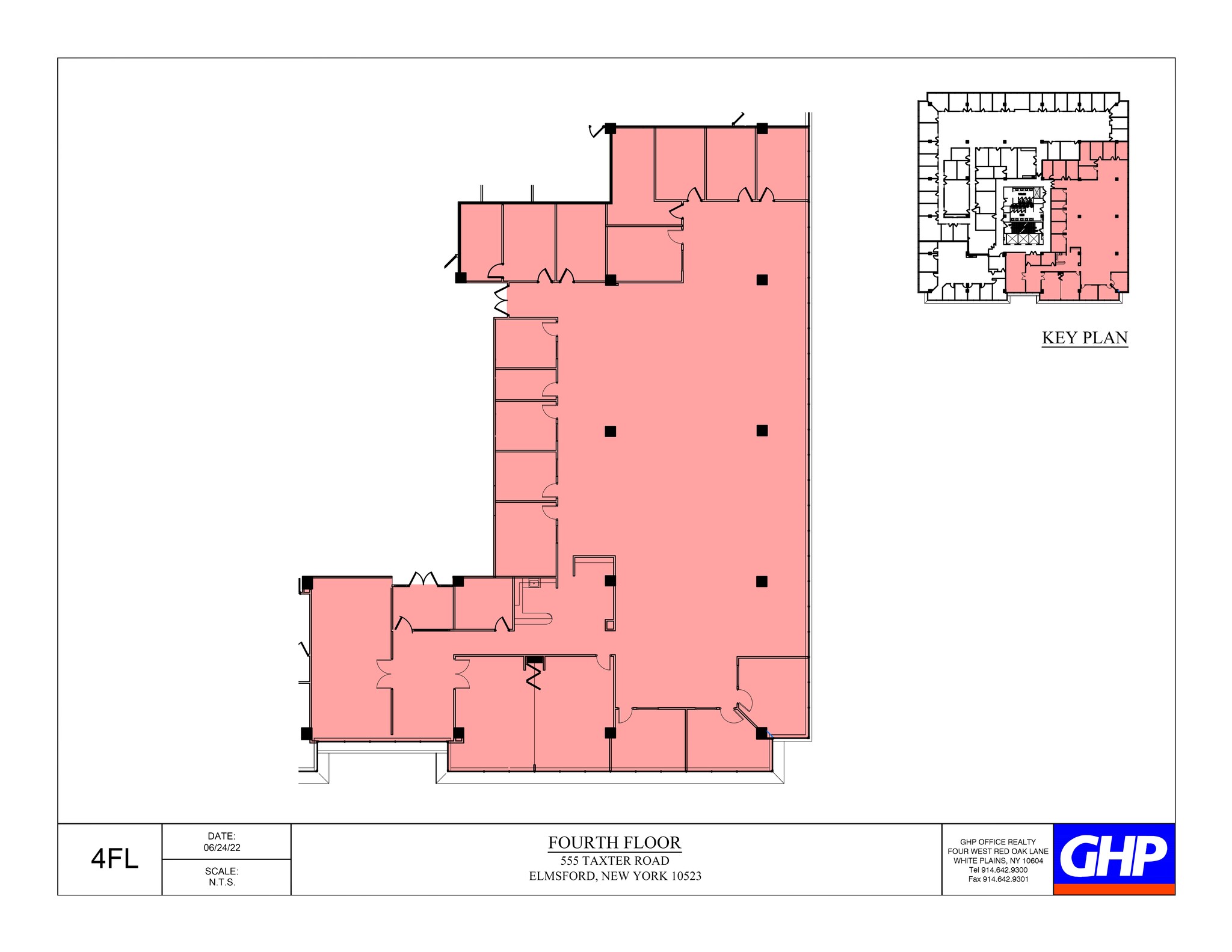 555 Taxter Rd, Elmsford, NY à louer Plan de site– Image 1 sur 1
