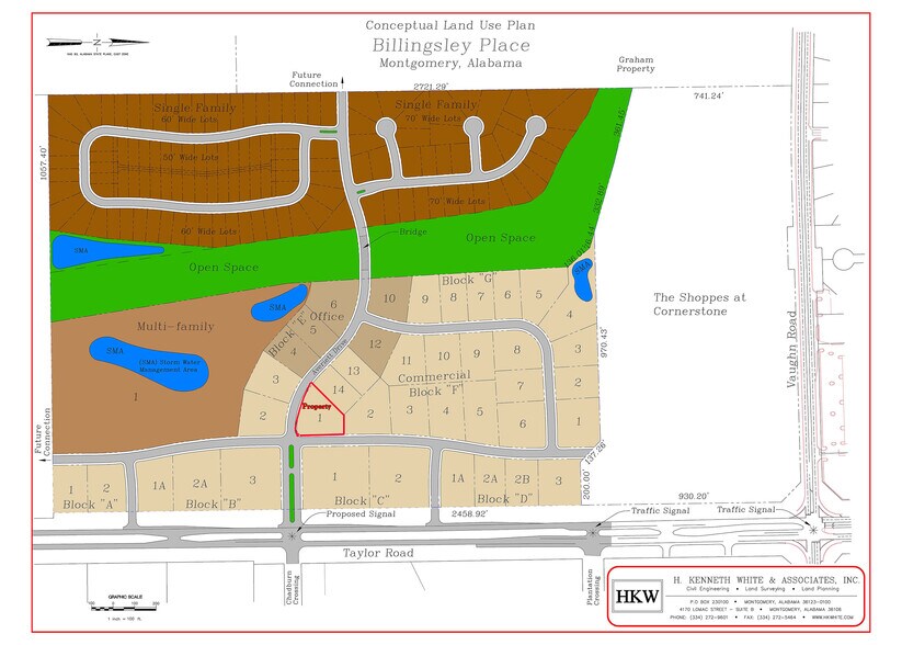 Malcolm Drive & Averiett Drive, Montgomery, AL à vendre - Plan de site – Image 3 sur 5