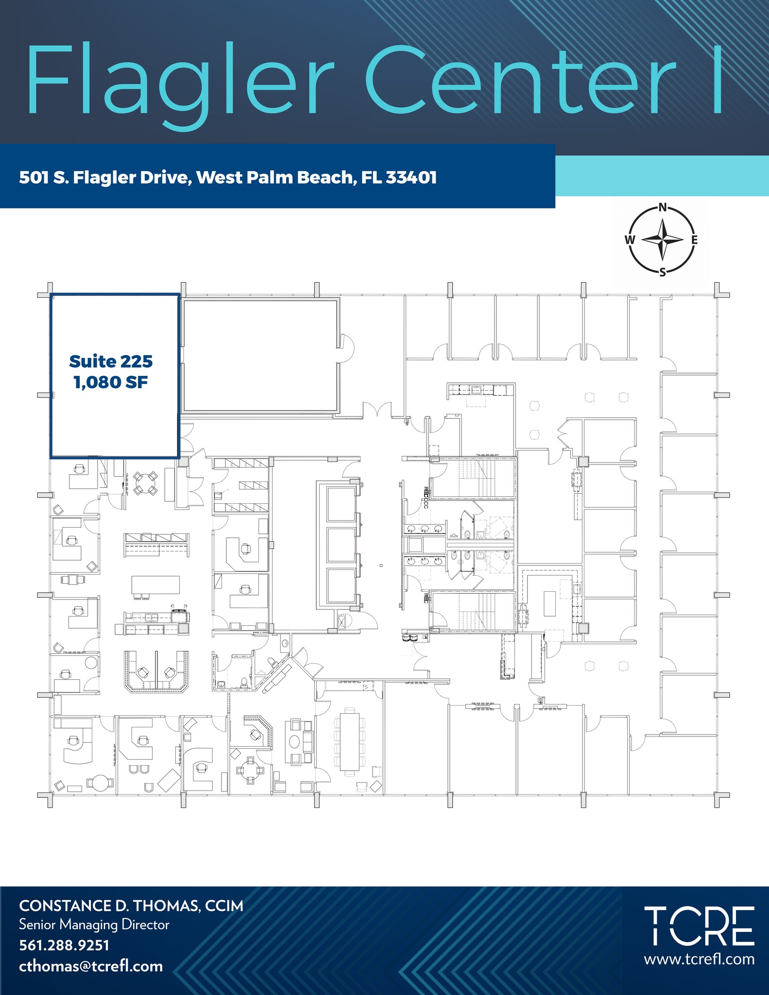 501 S Flagler Dr, West Palm Beach, FL à louer Plan de site– Image 1 sur 1