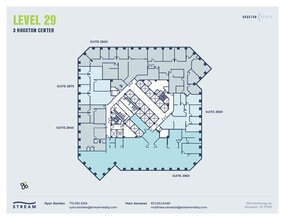 1301 McKinney St, Houston, TX à louer Plan d’étage– Image 1 sur 1