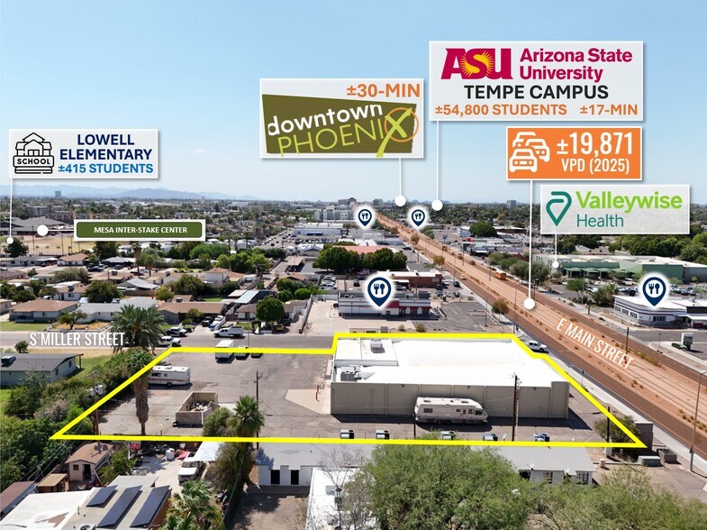 1021-1025 E Main St, Mesa, AZ à vendre - Photo de l’immeuble – Image 3 sur 12