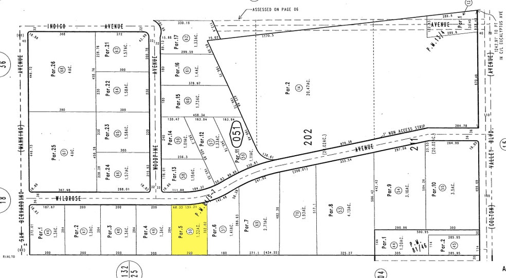 491 Wildrose Ave, Colton, CA à louer - Plan cadastral – Image 2 sur 6