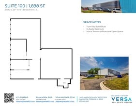 2600 S 25th Ave, Broadview, IL à louer Plan d’étage– Image 1 sur 1