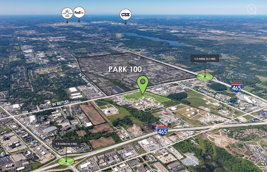 5000 W 86th St, Indianapolis, IN à louer - Aérien – Image 2 sur 5