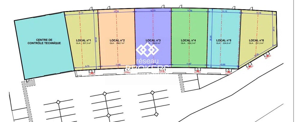 Local commercial dans Angrie à louer - Plan de site – Image 2 sur 2