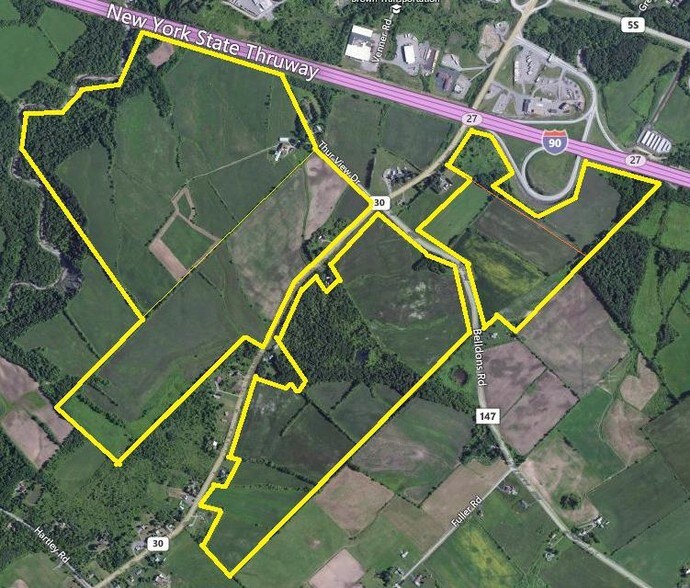 141 Thruview Dr, Amsterdam, NY à vendre - Aérien – Image 2 sur 2