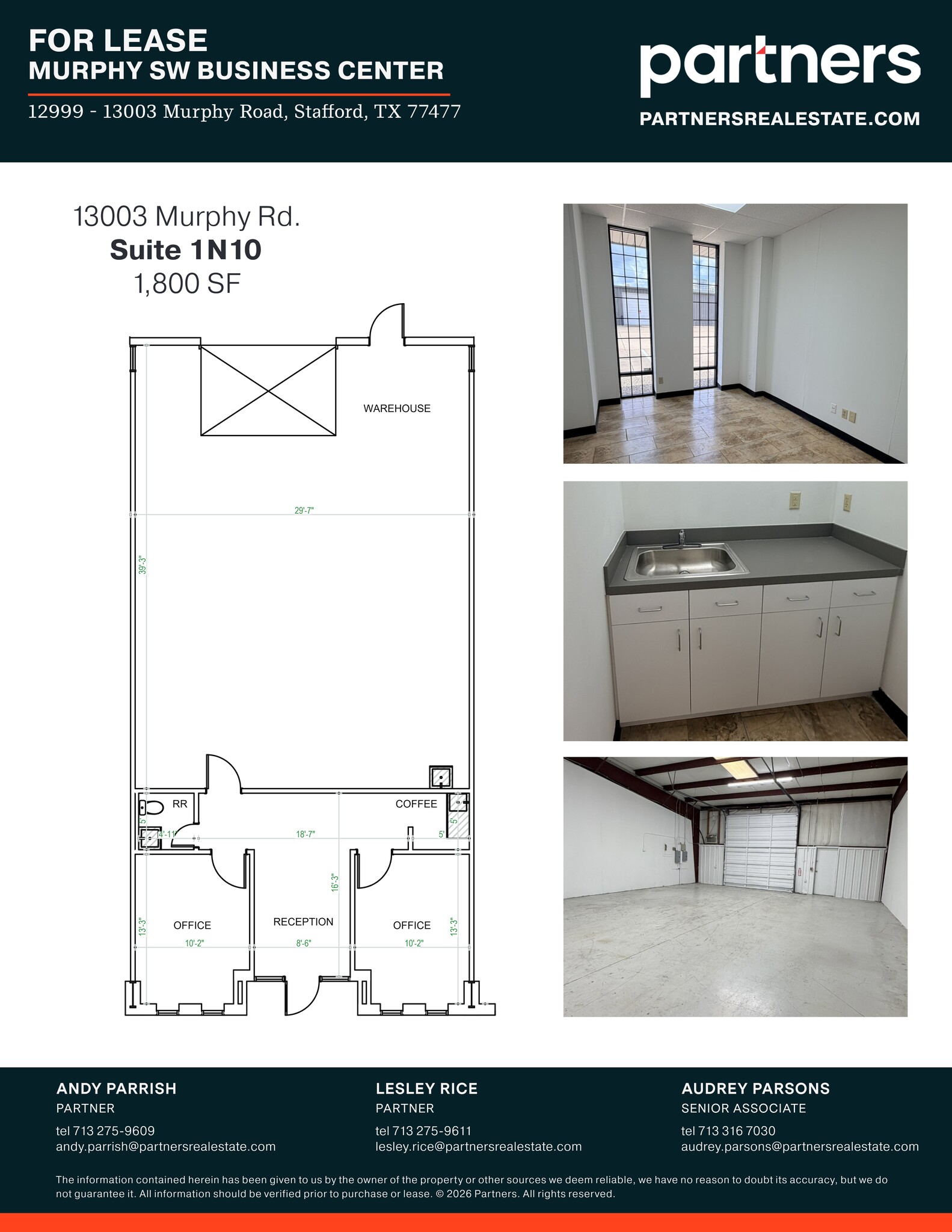 12999-13003 Murphy Rd, Stafford, TX à louer Plan de site– Image 1 sur 1