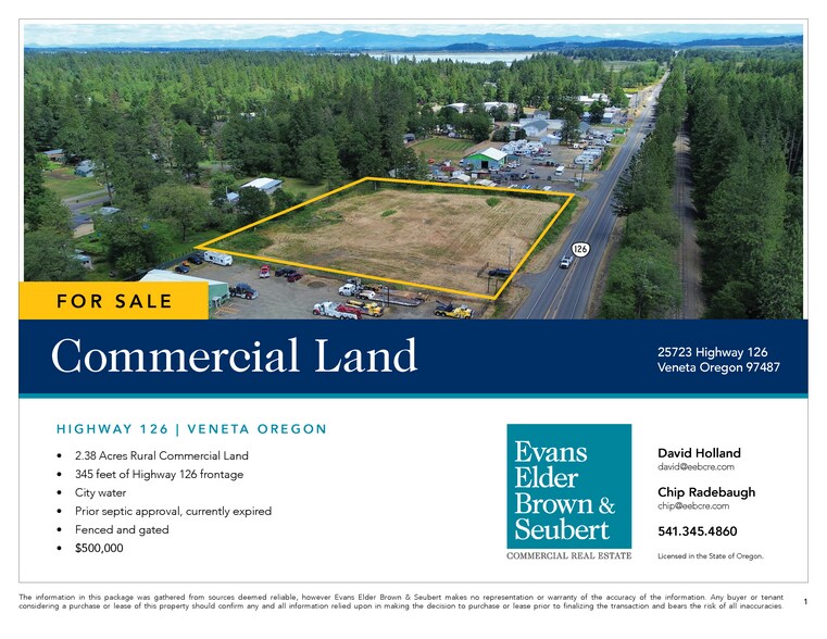 25723 Highway 126, Veneta, OR à vendre - Photo de l’immeuble – Image 2 sur 5