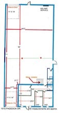 1510 Paddock Dr, Northbrook, IL à louer Plan d’étage– Image 1 sur 2