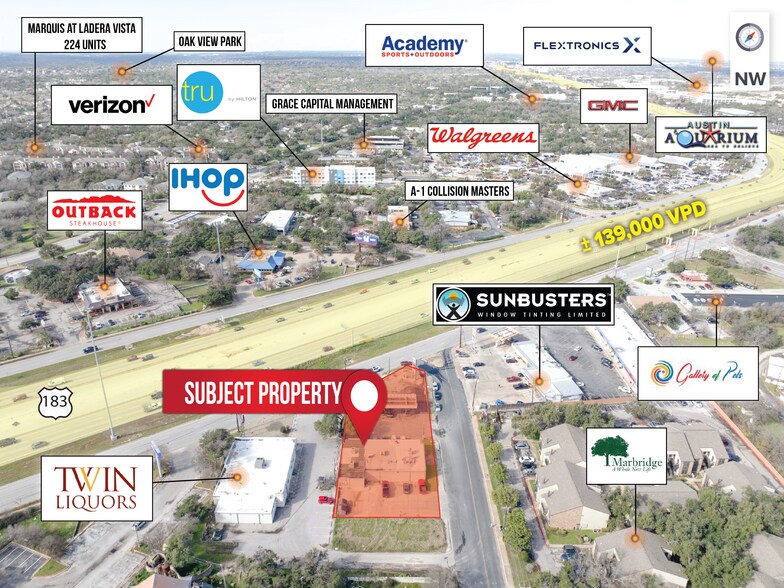 11643 Research Blvd, Austin, TX à vendre - Aérien – Image 2 sur 4