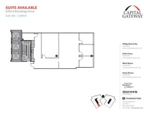 6700 Rockledge Dr, Bethesda, MD à louer Plan d’étage– Image 1 sur 1