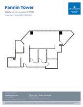 6624 Fannin St, Houston, TX à louer Plan d’étage– Image 1 sur 1