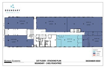 1401 Peachtree St NE, Atlanta, GA à louer Plan d’étage– Image 1 sur 1