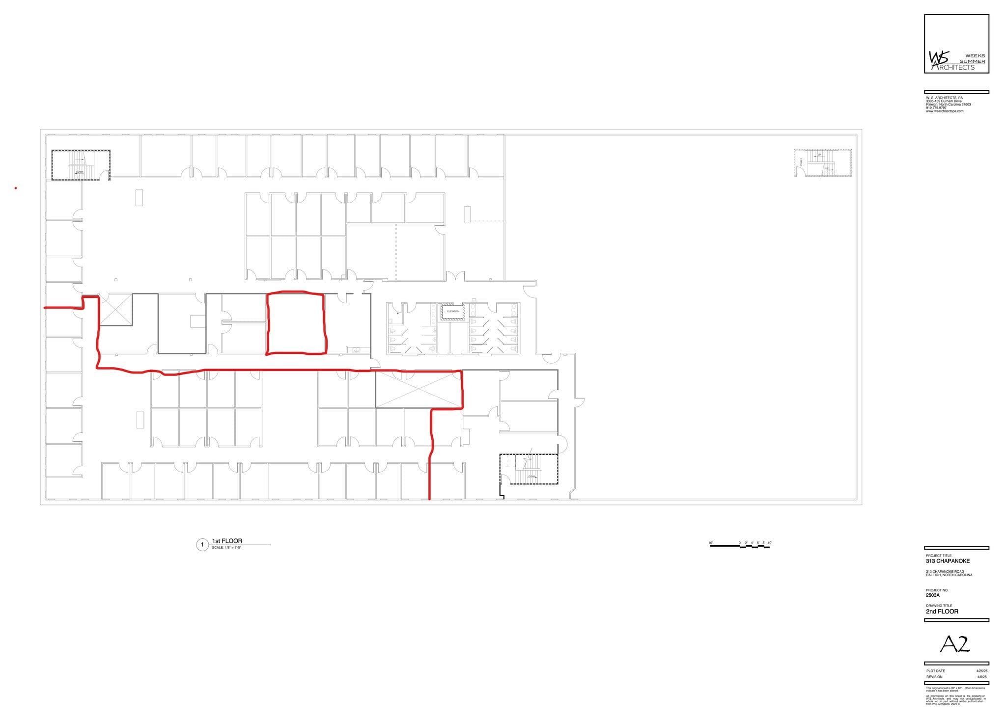 313 Chapanoke Rd, Raleigh, NC à louer Plan de site– Image 1 sur 1