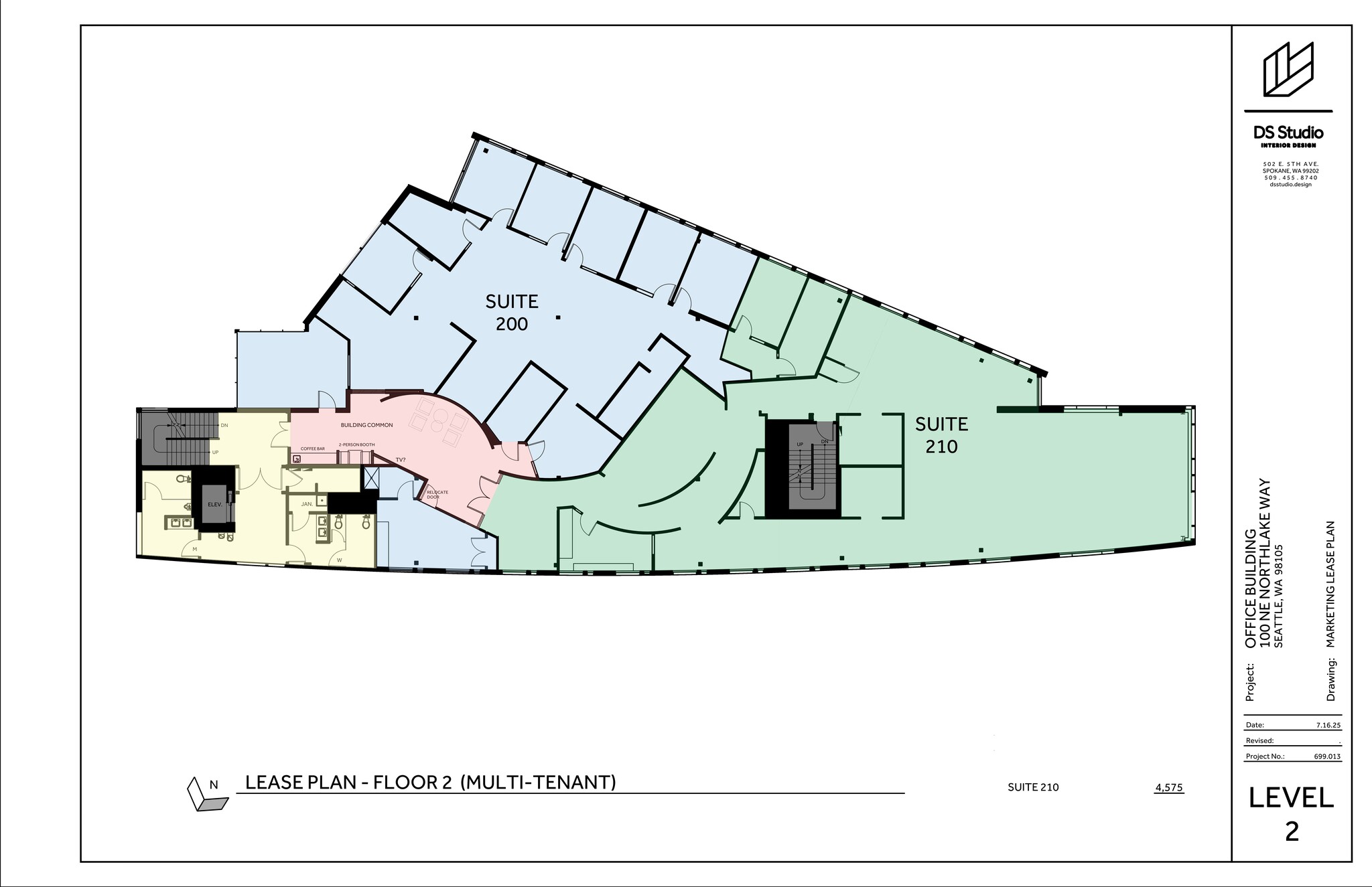 100 NE Northlake Way, Seattle, WA à louer Plan d’étage– Image 1 sur 1