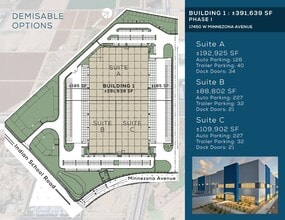NWC Indian School Rd & W Minnezona Ave, Goodyear, AZ à louer Plan de site– Image 1 sur 1