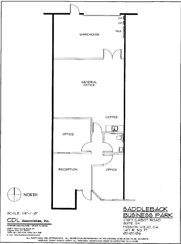 26941 Cabot Rd, Laguna Hills, CA à louer Plan d’étage– Image 1 sur 3