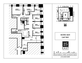 25 E Washington St, Chicago, IL à louer Plan de site– Image 1 sur 1