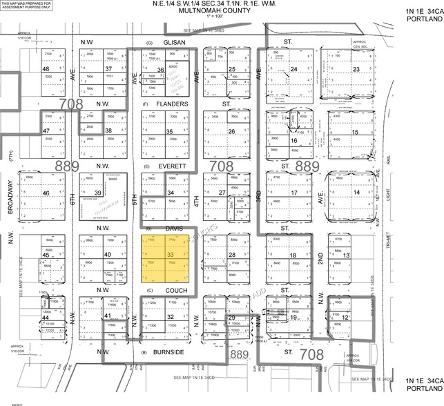 125 NW 4th Ave, Portland, OR à vendre - Plan cadastral – Image 3 sur 3