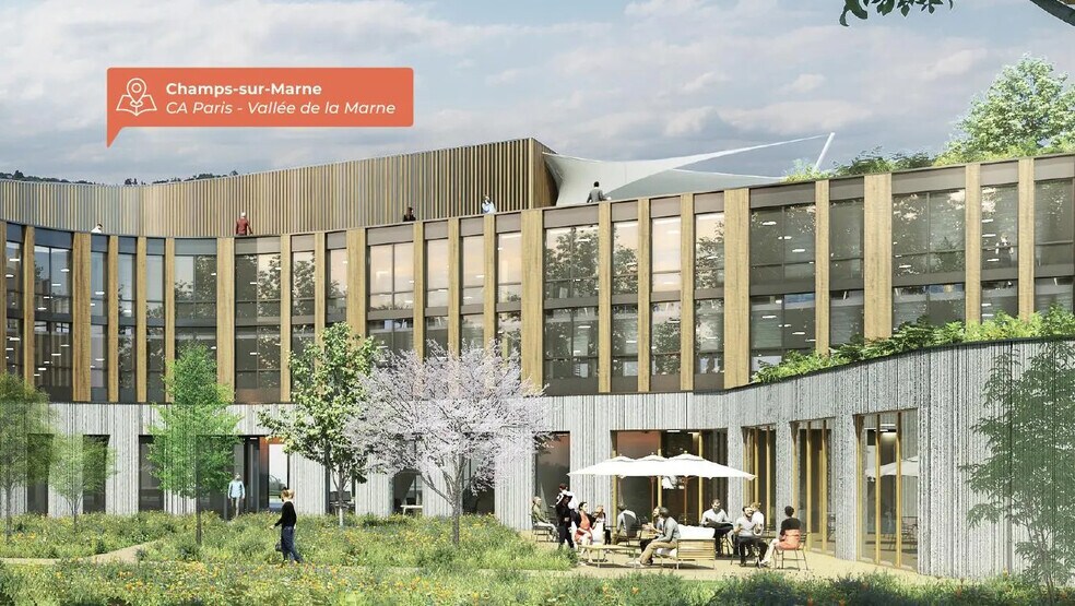 Bureau dans Champs-sur-Marne à louer - Photo de l’immeuble – Image 2 sur 17