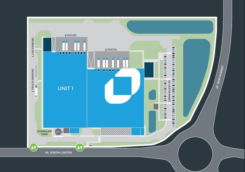 Industriel/Logistique dans Beaucaire à louer - Plan de site – Image 3 sur 3