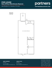 9189 Winkler Dr, Houston, TX à louer Plan de site– Image 1 sur 1