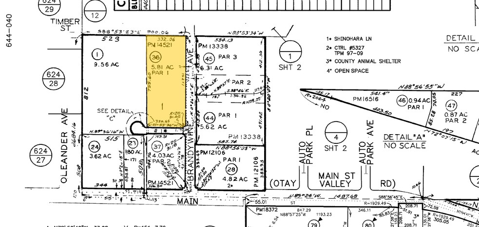 1690 Brandywine Ave, Chula Vista, CA à louer - Plan cadastral – Image 2 sur 5