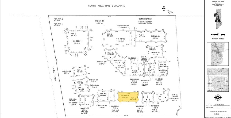 6554 S McCarran Blvd, Reno, NV à louer - Plan cadastral – Image 2 sur 6