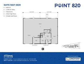 5721 E Rosedale St, Fort Worth, TX à louer Plan d’étage– Image 1 sur 1