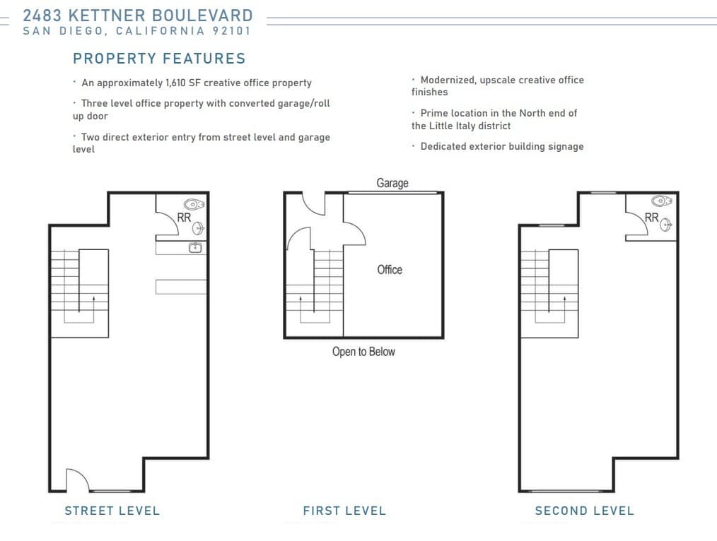 2483 Kettner Blvd, San Diego, CA 92101 - Lot 2483 -  - Plan d’étage - Image 1 of 1